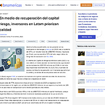 En medio de recuperacin del capital riesgo, inversores en Latam priorizan calidad